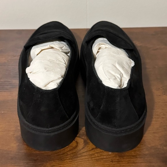 Aquatalia Lorita Genuine Leather Suede Weatherproof Loafers 38/7.5 Slip On Shoes - Picture 5 of 6